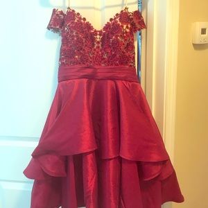 Red Short Formal Dress